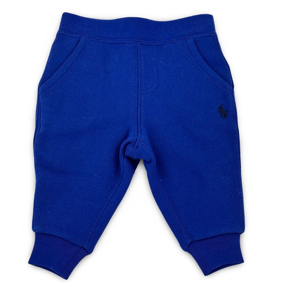 Ralph Lauren Baby Boys Joggers-Royal Blue, Size 6 Months NWT NEW